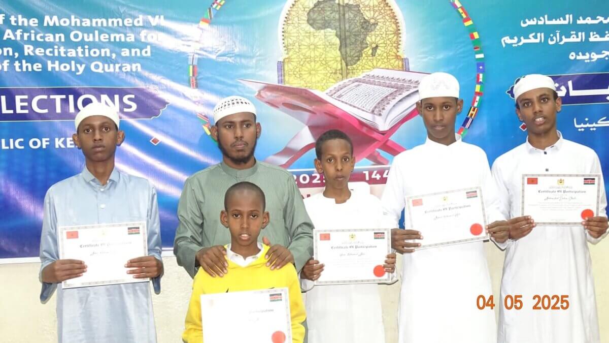 Muhammad VI Foundation Quran Memorization Winners To Represent Kenya In Fes City, Morocco