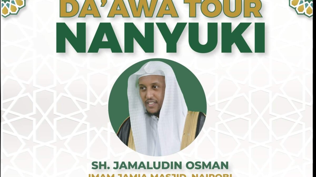 Jamia Mosque Imam Sheikh Jamaludin Osman Begins Da’awah Tour of Laikipia and Isiolo Counties